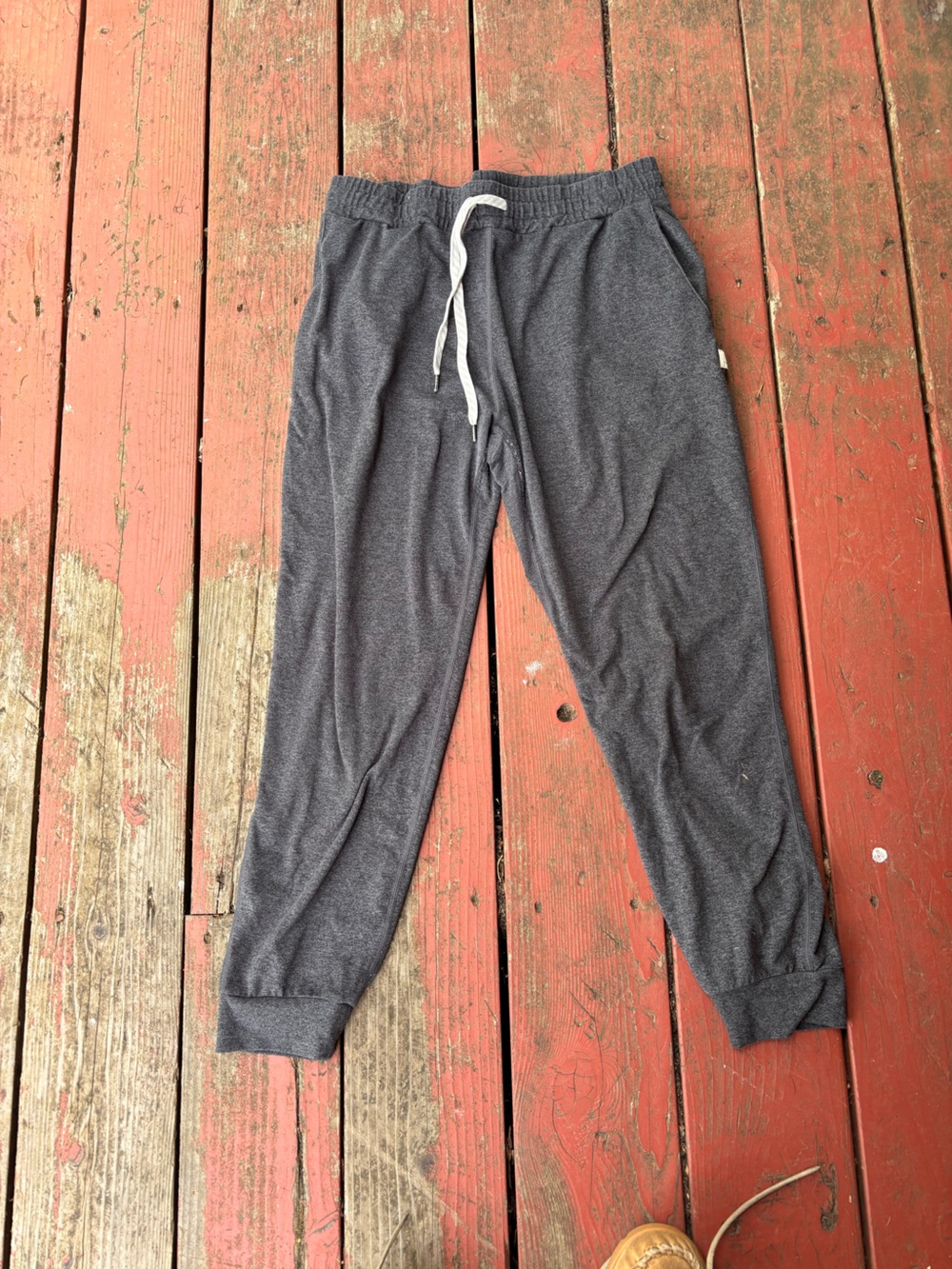 Vuori Charcoal Gray Drawstring Jogger Pants